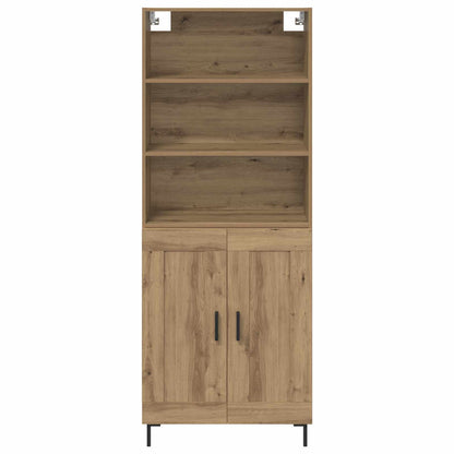 vidaXL Highboard Artisan Oak 69.5 x 34 x 180 cm Engineered Wood