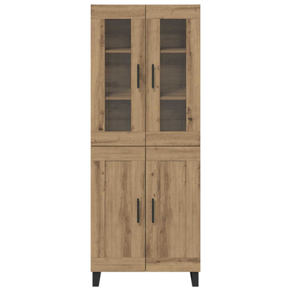 vidaXL Highboard 2 pcs Artisan Oak Engineered Wood