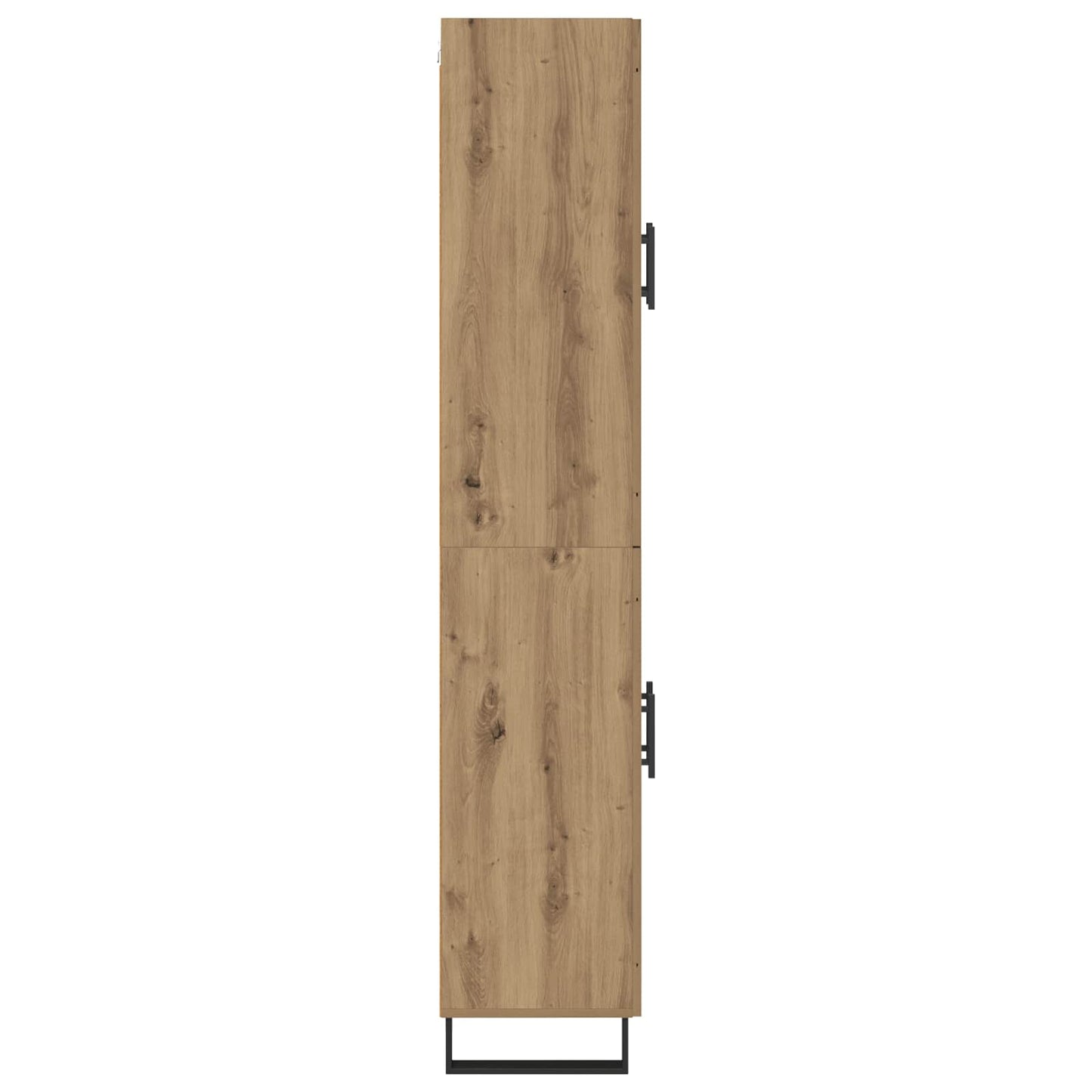 vidaXL Highboard 2 pcs Artisan Oak Engineered Wood