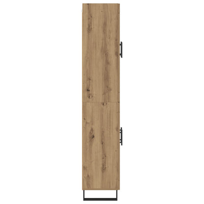 vidaXL Highboard 2 pcs Artisan Oak Engineered Wood