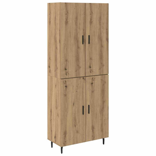 vidaXL Highboard 2 pcs Artisan Oak 69.5 x 34 x 180 cm Engineered Wood