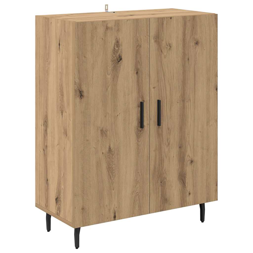 vidaXL Highboard 2 pcs Artisan Oak 69.5 x 34 x 180 cm Engineered Wood