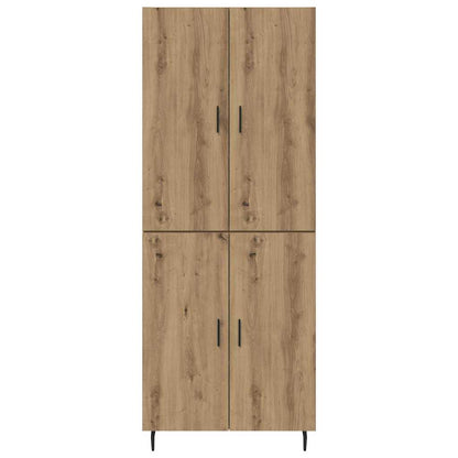 vidaXL Highboard 2 pcs Artisan Oak 69.5 x 34 x 180 cm Engineered Wood