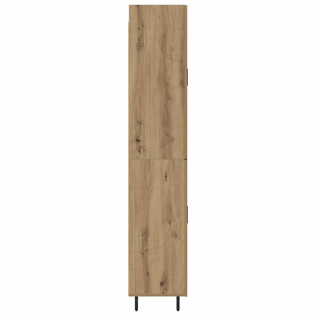 vidaXL Highboard 2 pcs Artisan Oak 69.5 x 34 x 180 cm Engineered Wood