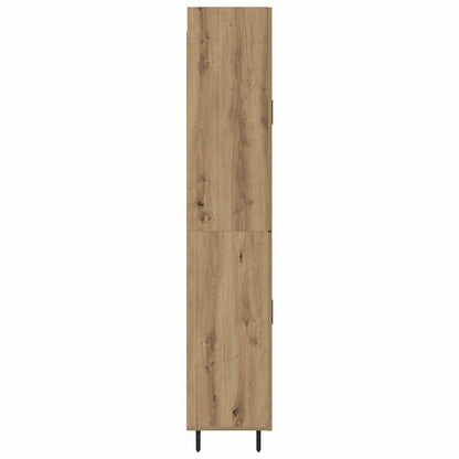 vidaXL Highboard 2 pcs Artisan Oak 69.5 x 34 x 180 cm Engineered Wood