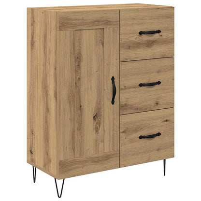vidaXL Highboard with Drawer 2 pcs Artisan Oak Engineered Wood