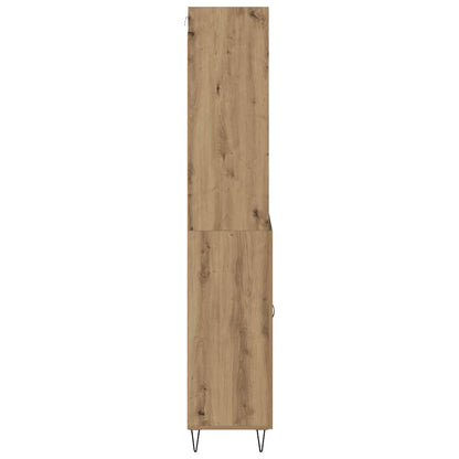 vidaXL Highboard with Drawer 2 pcs Artisan Oak Engineered Wood