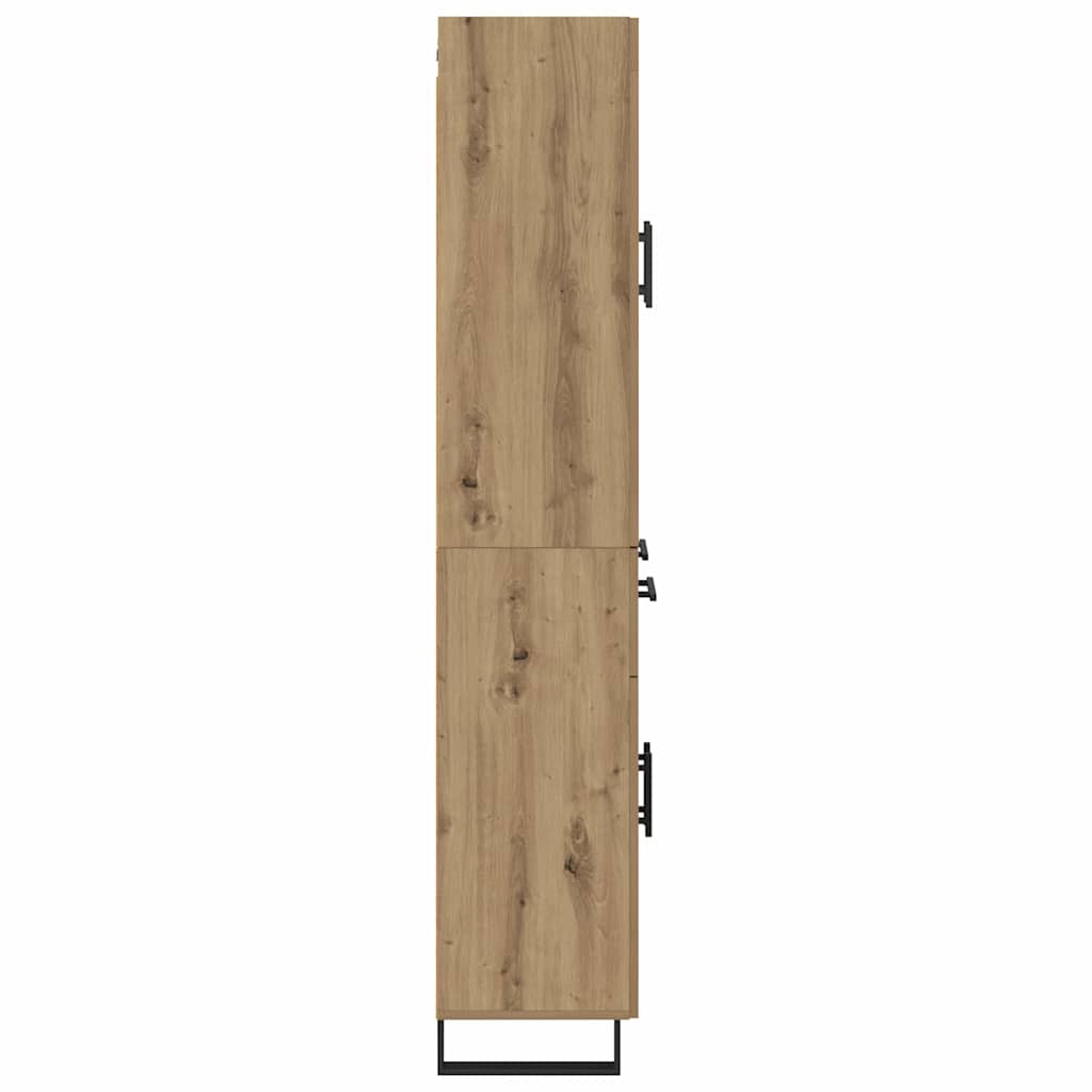 vidaXL Highboard Artisan Oak 69.5 x 34 x 180 cm Engineered Wood