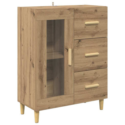 vidaXL Highboard Artisan Oak 69.5 x 34 x 180 cm Engineered Wood