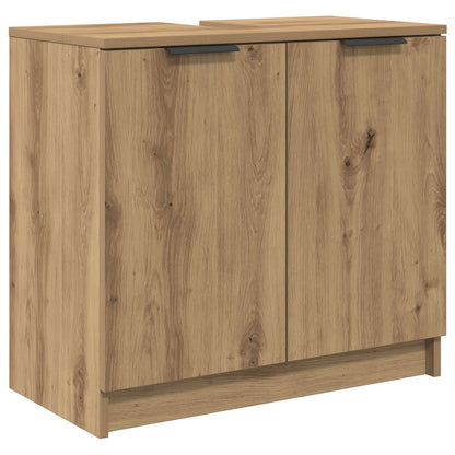vidaXL Bathroom Furniture Set 5 pcs Artisan Oak Engineered Wood