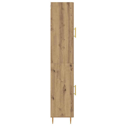 vidaXL Highboard 2 pcs Artisan Oak Engineered Wood