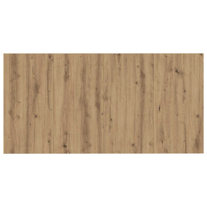 vidaXL Headboard With Cabinet 3 pcs Artisan Oak Engineered Wood