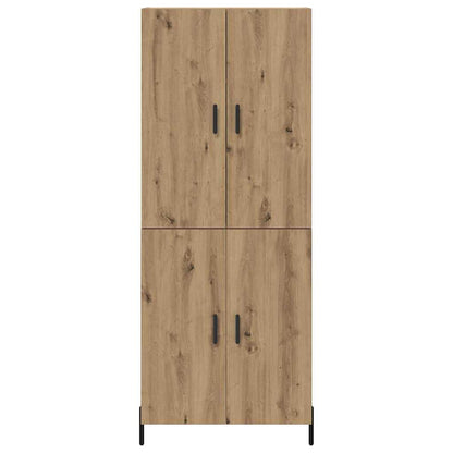 vidaXL Highboard Artisan Oak 69.5 x 34 x 180 cm Engineered Wood