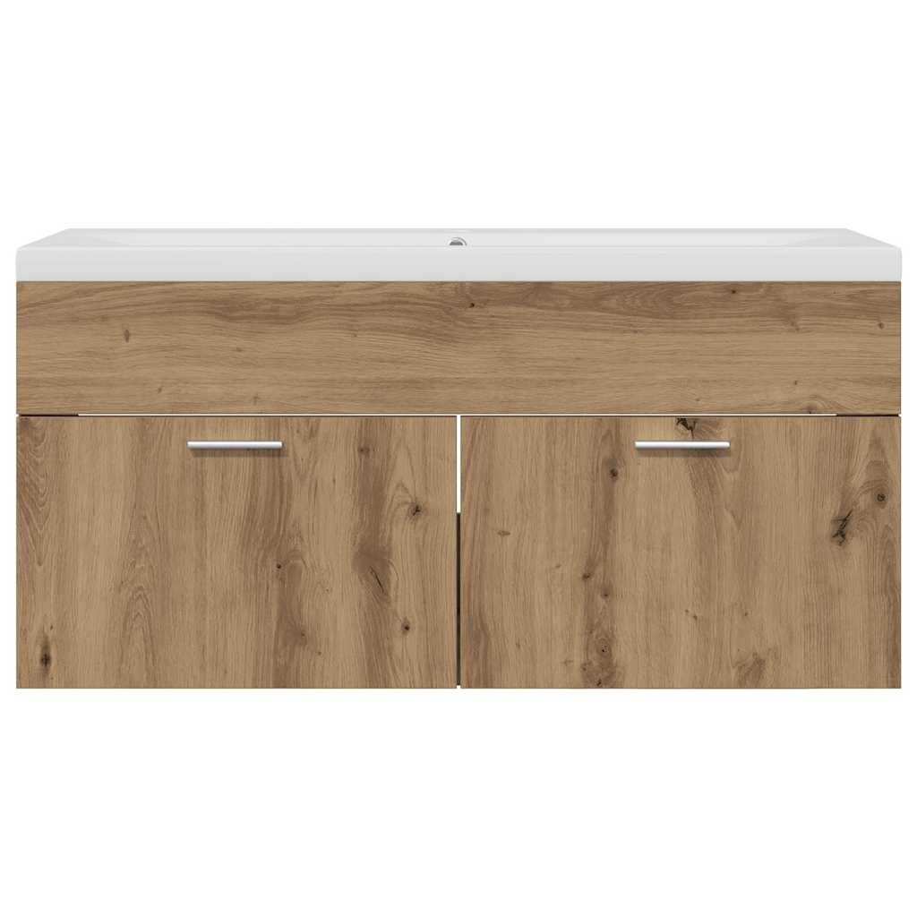 vidaXL Bathroom Cabinet Artisan Oak 100 x 38.5 x 46 cm Engineered Wood