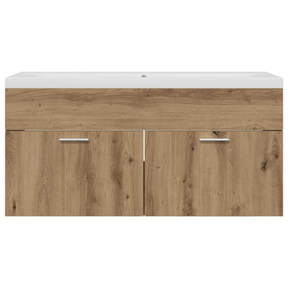 vidaXL Bathroom Cabinet Artisan Oak 100 x 38.5 x 46 cm Engineered Wood