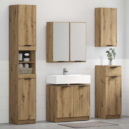 vidaXL Bathroom Cabinet Set 2 pcs Artisan Oak Engineered Wood