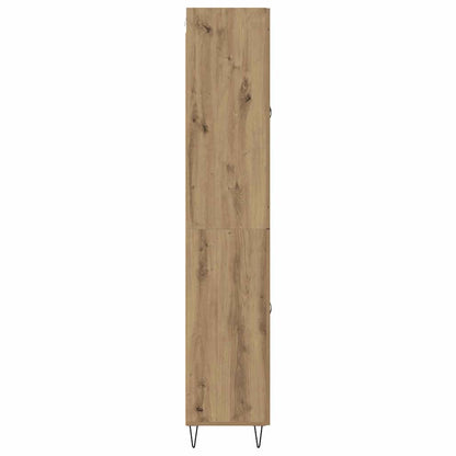 vidaXL Highboard Artisan Oak 69.5 x 34 x 180 cm Engineered Wood