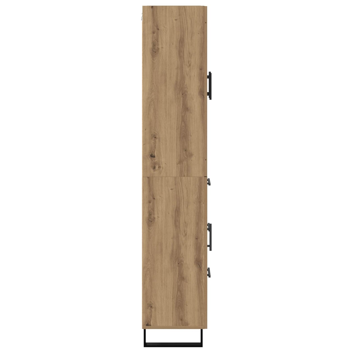 vidaXL Highboard with Drawer 2 pcs Artisan Oak Engineered Wood