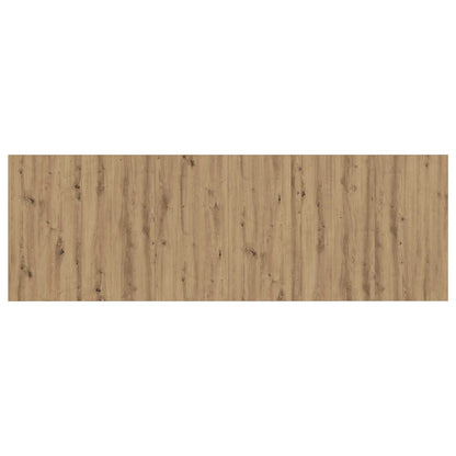 vidaXL Headboard With Cabinet 3 pcs Artisan Oak Engineered Wood