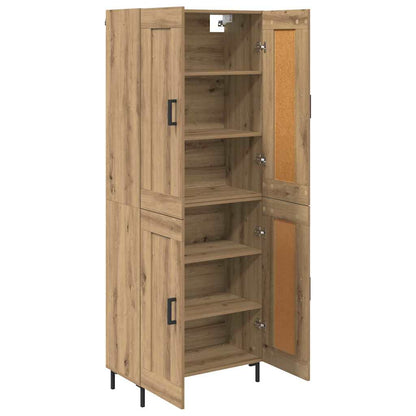vidaXL Highboard 2 pcs Artisan Oak 69.5 x 34 x 180 cm Engineered Wood