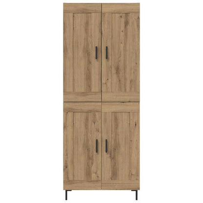 vidaXL Highboard 2 pcs Artisan Oak 69.5 x 34 x 180 cm Engineered Wood
