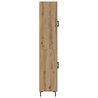 vidaXL Highboard 2 pcs Artisan Oak 69.5 x 34 x 180 cm Engineered Wood