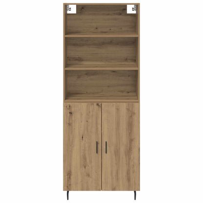 vidaXL Highboard Artisan Oak 69.5 x 34 x 180 cm