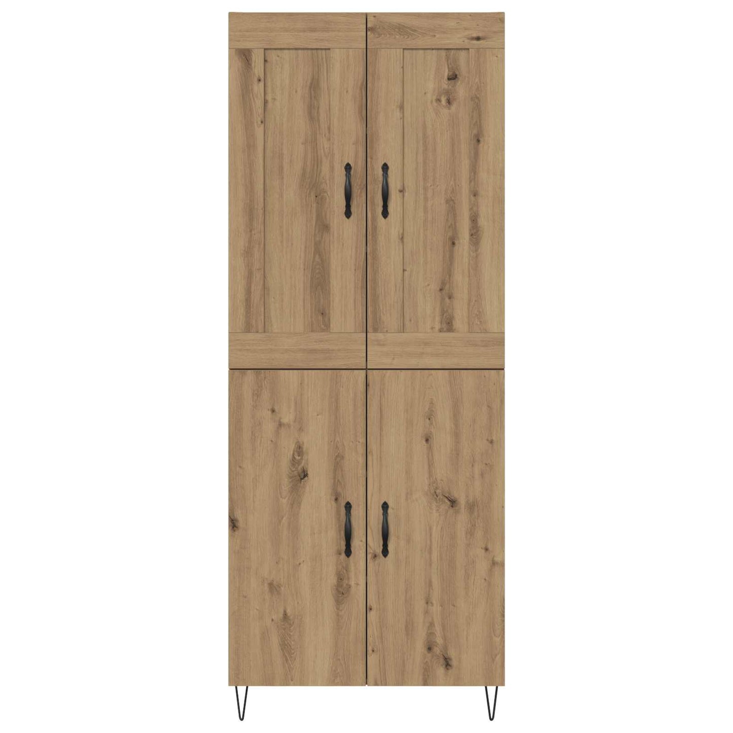 vidaXL Highboard Artisan Oak 69.5 x 34 x 180 cm Engineered Wood