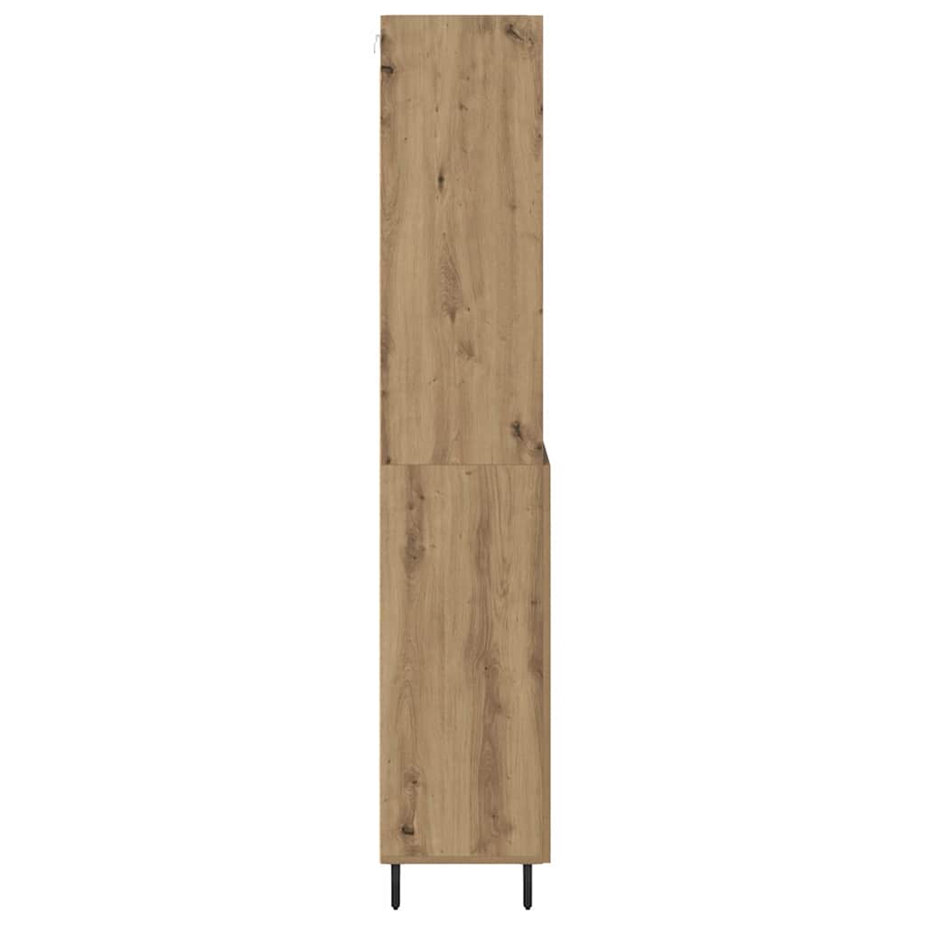 vidaXL Highboard with Drawer Artisan Oak 69.5 x 34 x 180 cm