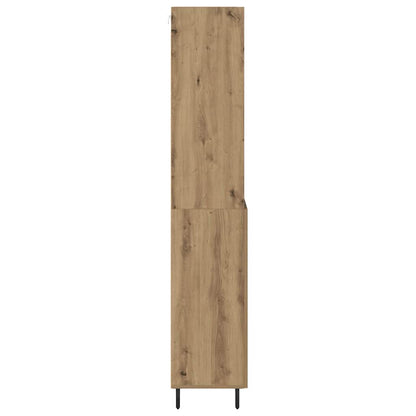 vidaXL Highboard with Drawer Artisan Oak 69.5 x 34 x 180 cm