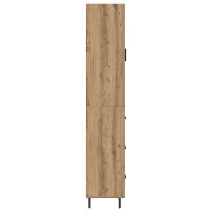 vidaXL Highboard Artisan Oak 34.5 x 34 x 180 cm Engineered Wood