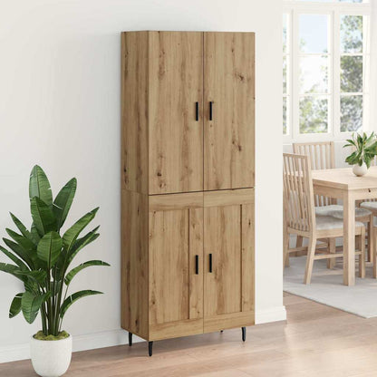 vidaXL Highboard 2 pcs Artisan Oak 69.5 x 34 x 180 cm Engineered Wood