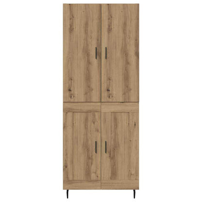 vidaXL Highboard 2 pcs Artisan Oak 69.5 x 34 x 180 cm Engineered Wood