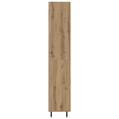 vidaXL Highboard 2 pcs Artisan Oak 69.5 x 34 x 180 cm Engineered Wood