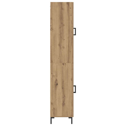 vidaXL Highboard Artisan Oak 34.5 x 34 x 180 cm Engineered Wood