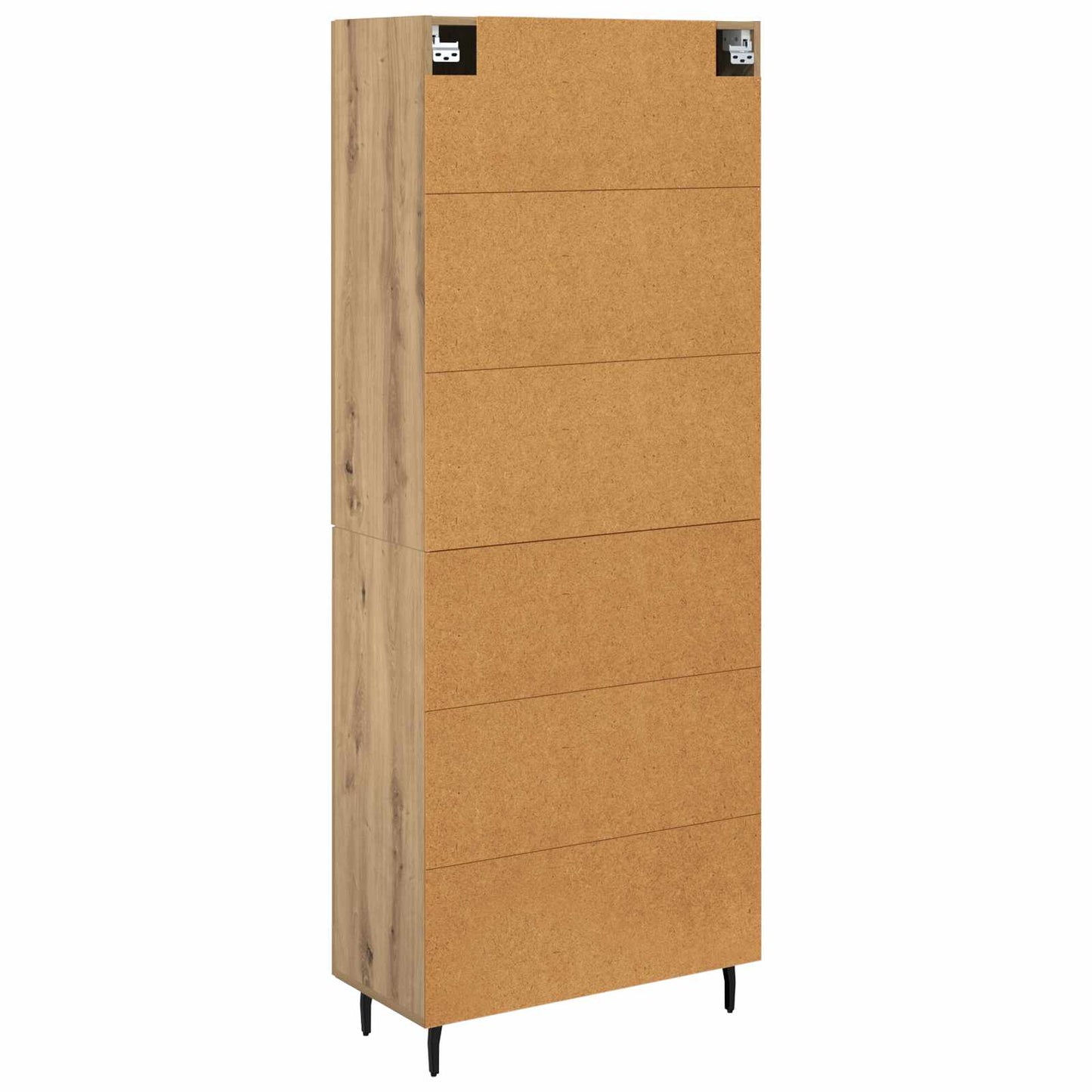 vidaXL Highboard 2 pcs Artisan Oak 69.5 x 34 x 180 cm Engineered Wood
