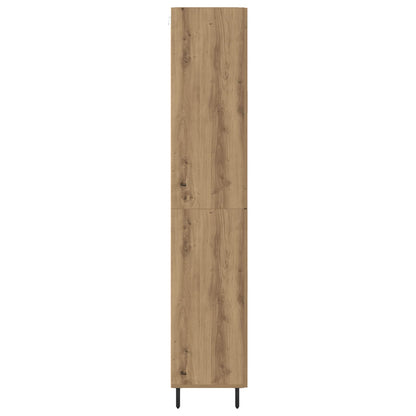 vidaXL Highboard 2 pcs Artisan Oak 69.5 x 34 x 180 cm Engineered Wood