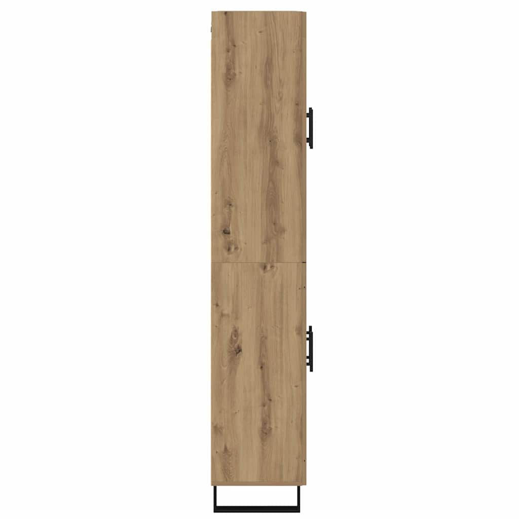 vidaXL Highboard Artisan Oak 69.5 x 34 x 180 cm Engineered Wood