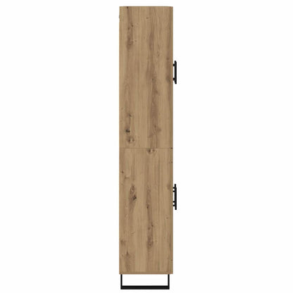 vidaXL Highboard Artisan Oak 69.5 x 34 x 180 cm Engineered Wood