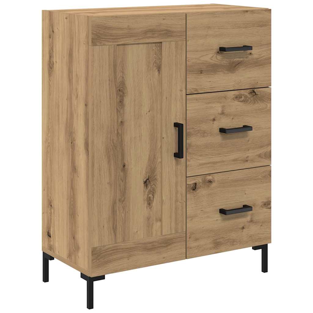 vidaXL Highboard 2 pcs Artisan Oak 69.5 x 34 x 180 cm Engineered Wood
