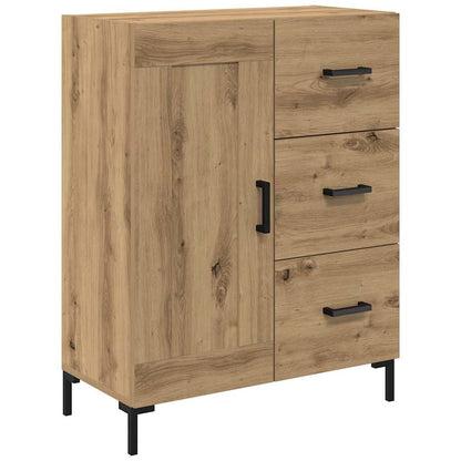 vidaXL Highboard 2 pcs Artisan Oak 69.5 x 34 x 180 cm Engineered Wood