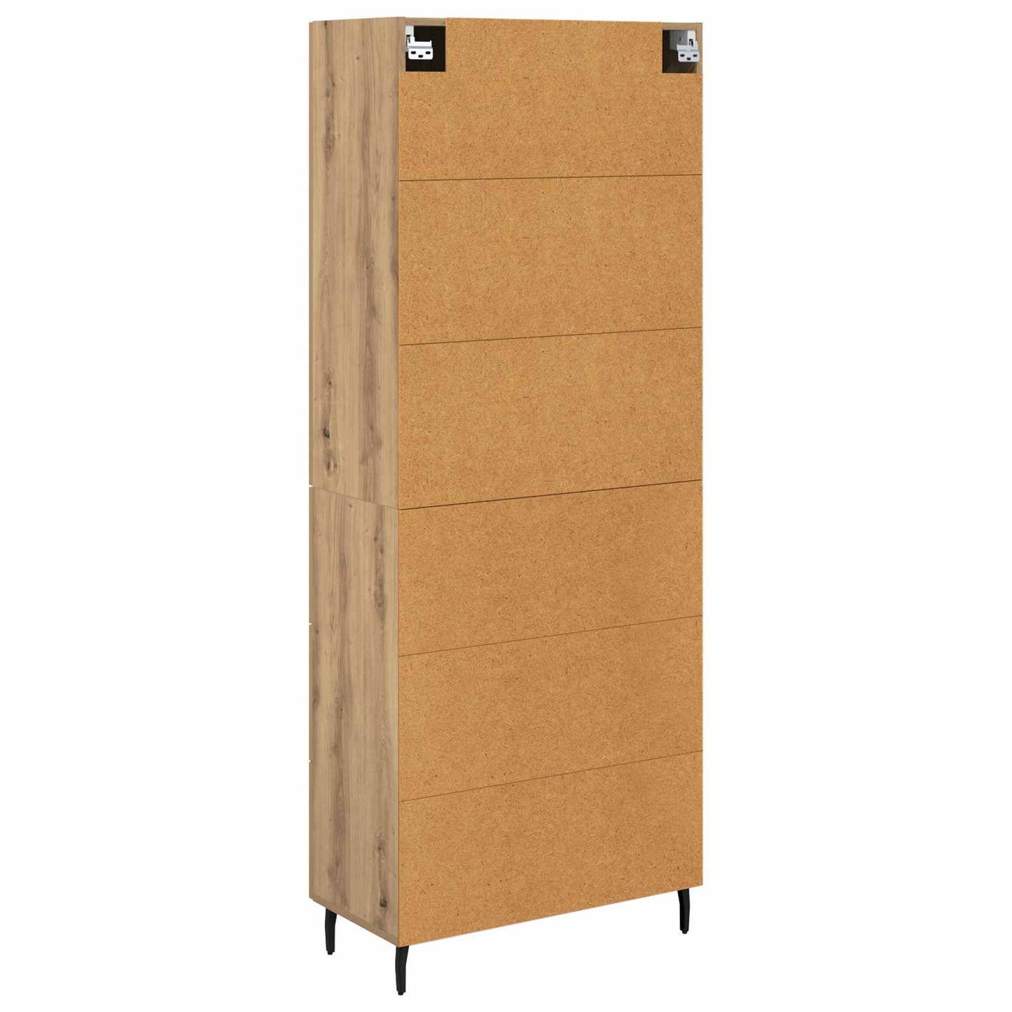 vidaXL Highboard 2 pcs Artisan Oak 69.5 x 34 x 180 cm Engineered Wood