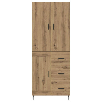 vidaXL Highboard 2 pcs Artisan Oak 69.5 x 34 x 180 cm Engineered Wood