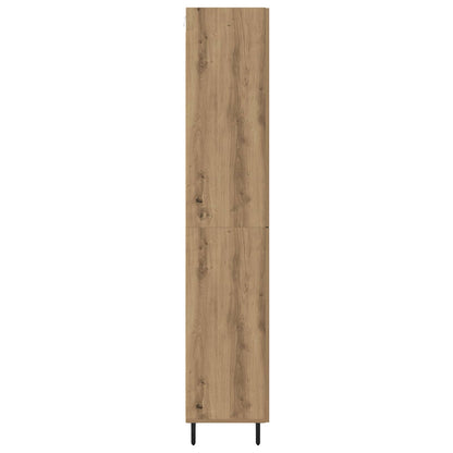 vidaXL Highboard 2 pcs Artisan Oak 69.5 x 34 x 180 cm Engineered Wood
