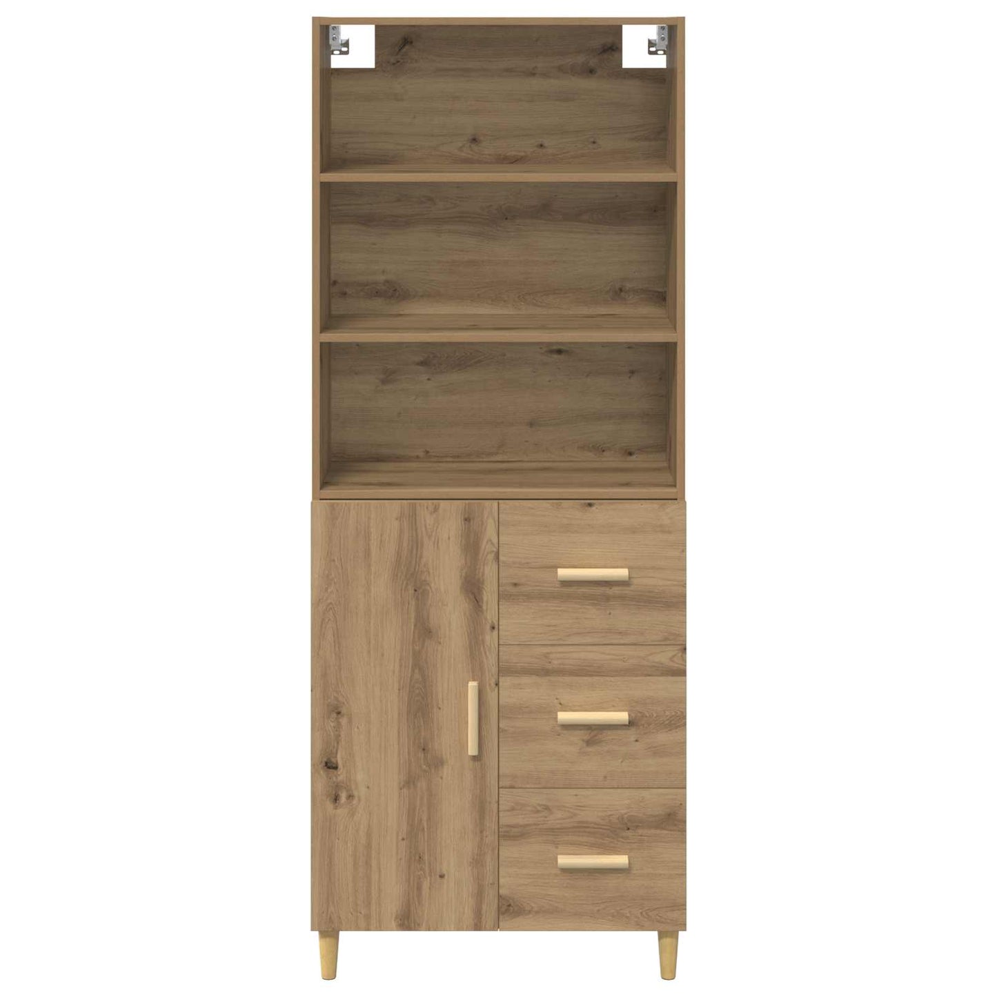 vidaXL Highboard Artisan Oak 69.5 x 32.5 x 180 cm Engineered Wood