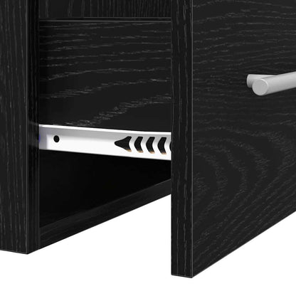 vidaXL Bathroom Sink Cabinet with Drawer Black 42 x 39 x 52 cm