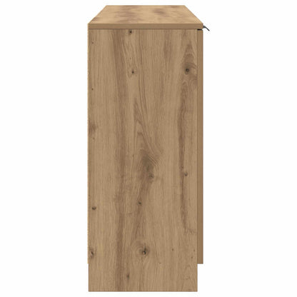 vidaXL Sideboard 3 pcs Artisan Oak 120 x 30 x 70 cm Engineered Wood