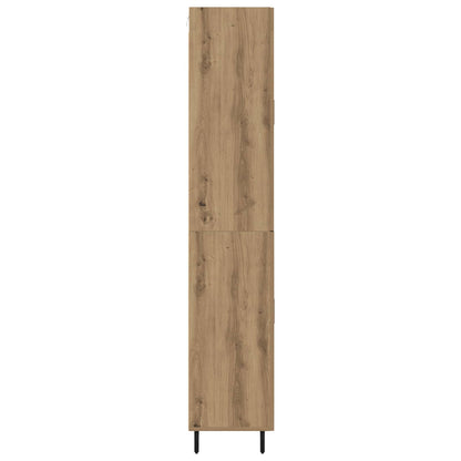vidaXL Highboard 2 pcs Artisan Oak 69.5 x 34 x 180 cm Engineered Wood