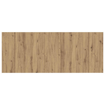 vidaXL Headboard With Cabinet 3 pcs Artisan Oak Engineered Wood