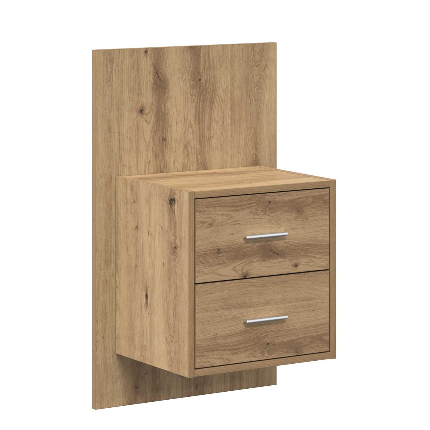 vidaXL Headboard With Cabinet 3 pcs Artisan Oak Engineered Wood